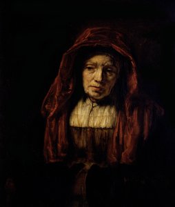 Portret van een oude vrouw